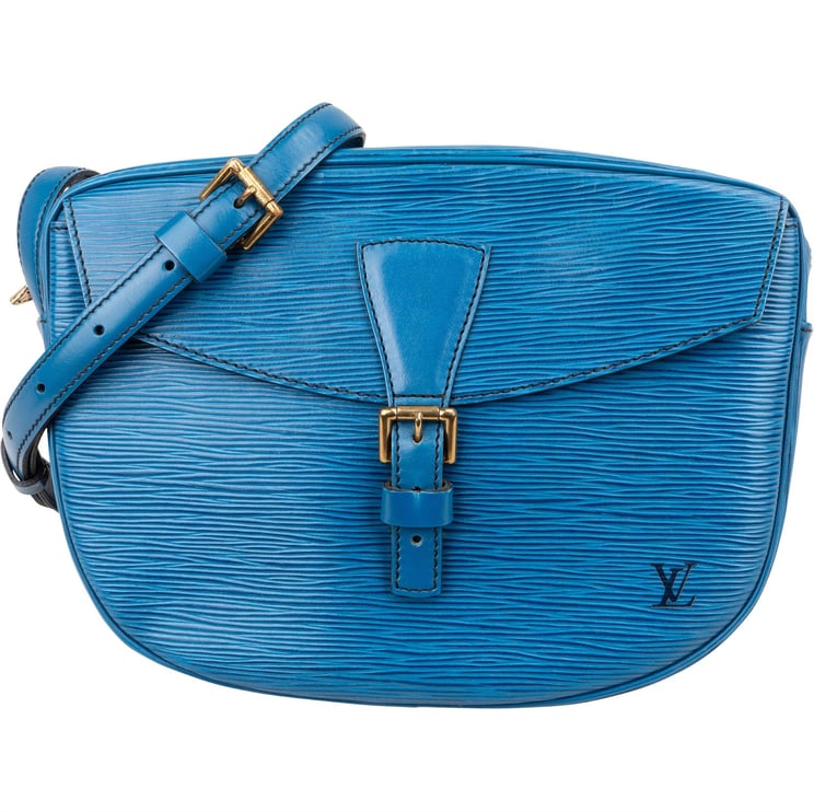 Louis Vuitton Louis Vuitton Blue Epi Leather Saint Cloud GM Crossbody Bag