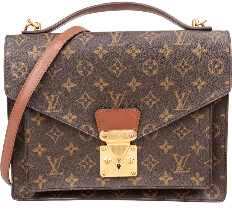 Louis Vuitton Louis Vuitton Monogram Canvas Monceau Handbag