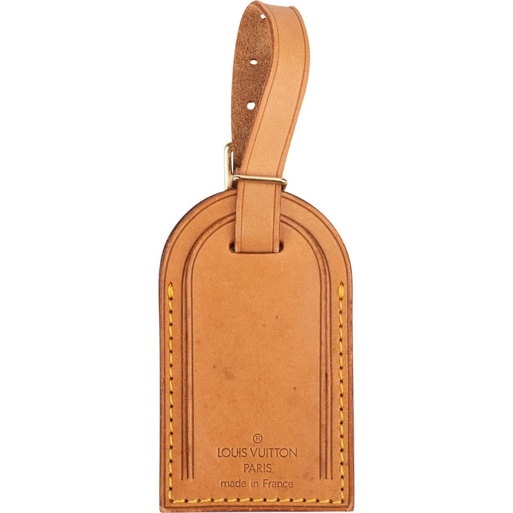 Louis Vuitton Louis Vuitton Vachetta Leather Luggage Tag