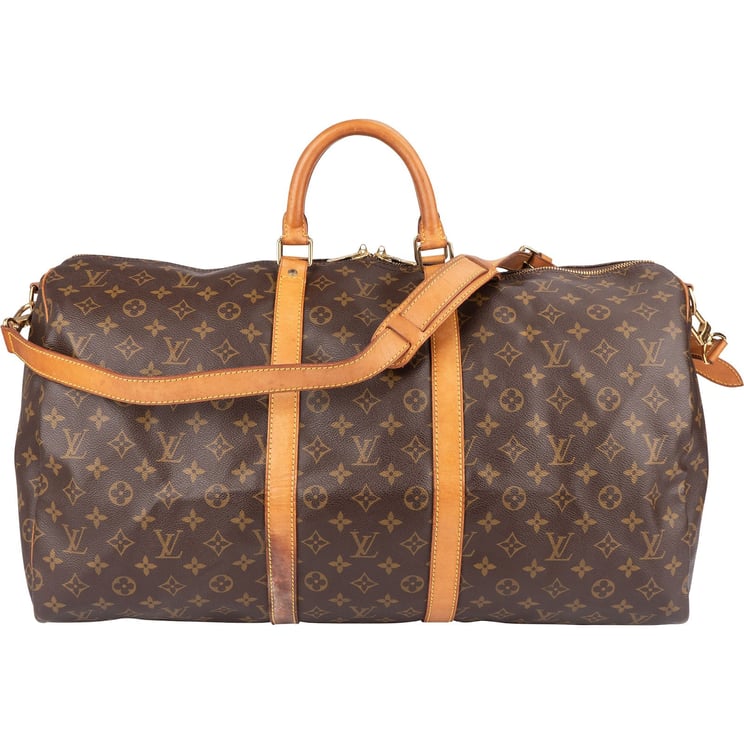 Louis Vuitton Louis Vuitton Monogram Canvas Keepall 55 Bandoulière Travel Bag