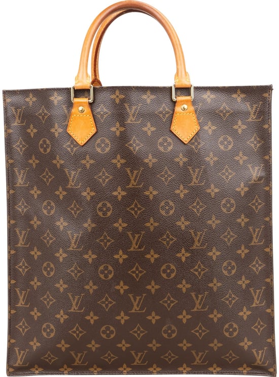 Louis Vuitton Louis Vuitton Monogram Canvas Sac Plat Handbag