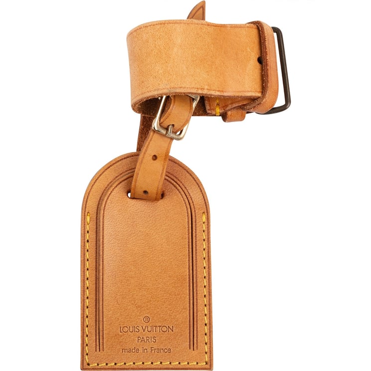 Louis Vuitton Louis Vuitton Vachetta Leather Luggage Tag Set