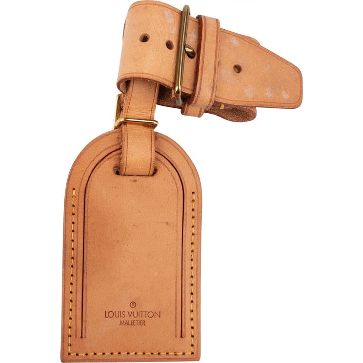 Louis Vuitton Louis Vuitton Vachetta Leather Luggage Tag Set