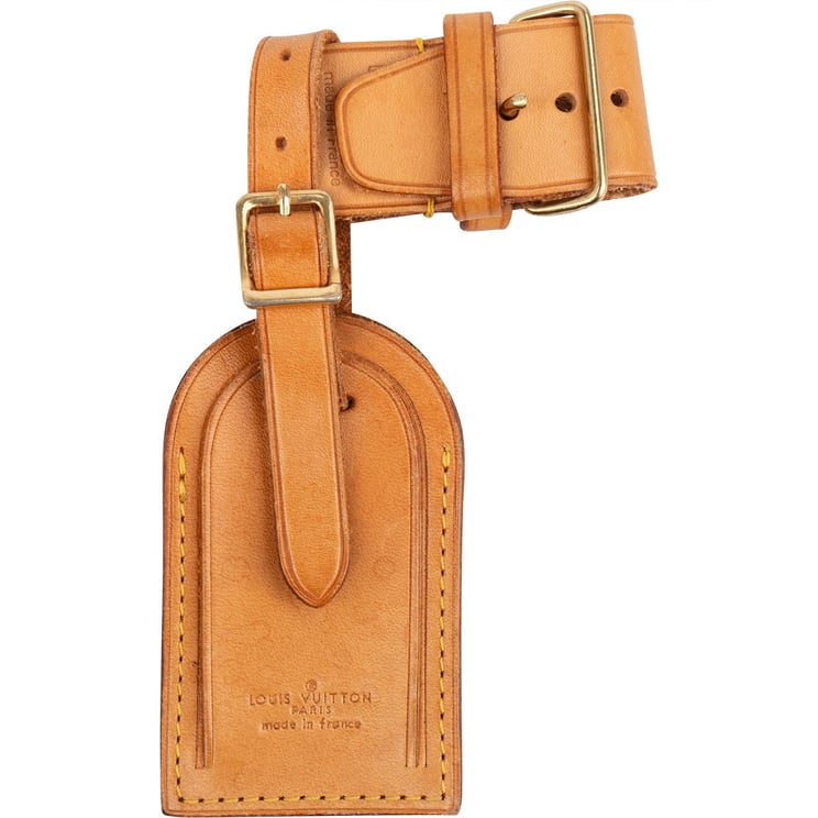 Louis Vuitton Louis Vuitton Vachetta Leather Luggage Tag Set