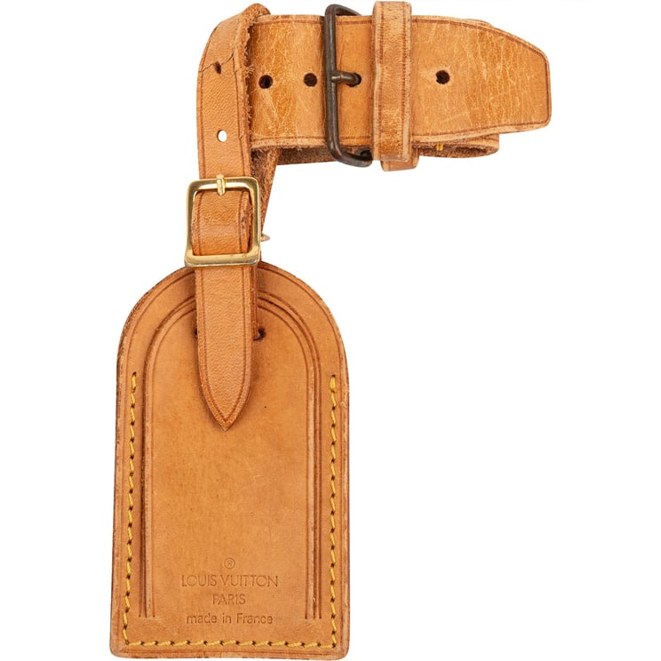 Louis Vuitton Louis Vuitton Vachetta Leather Luggage Tag Set