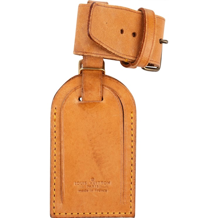 Louis Vuitton Louis Vuitton Vachetta Leather Luggage Tag Set