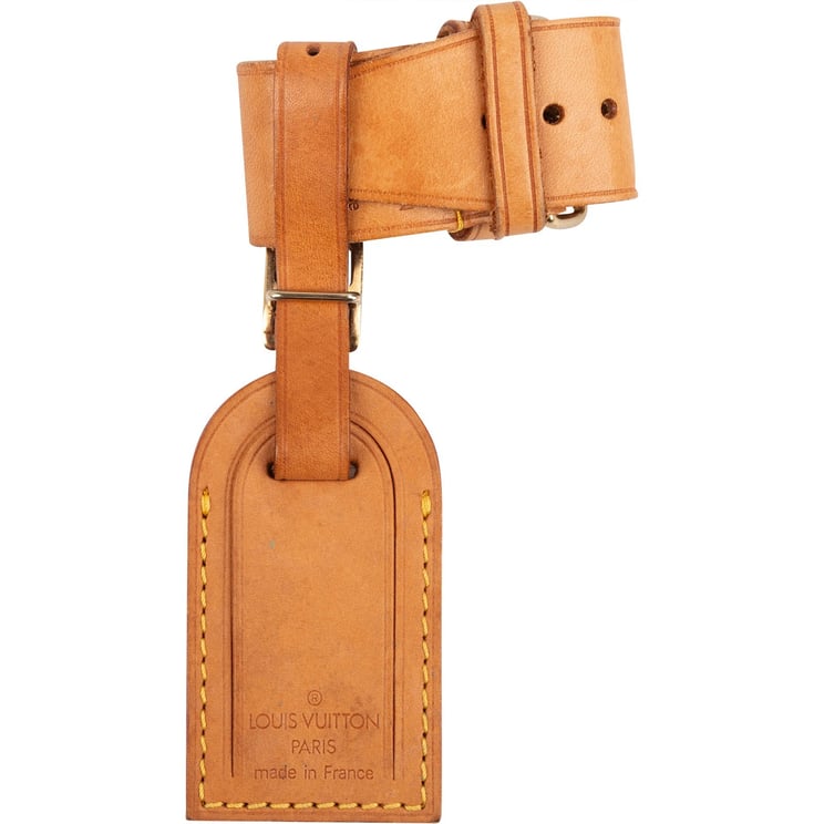 Louis Vuitton Louis Vuitton Vachetta Leather Luggage Tag Set