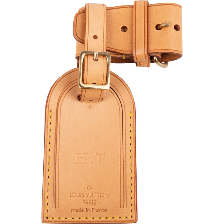 Louis Vuitton Louis Vuitton Vachetta Leather Luggage Tag Set (H.T.)