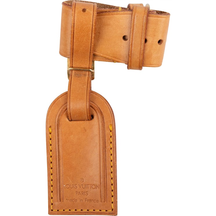 Louis Vuitton Louis Vuitton Vachetta Leather Luggage Tag Set
