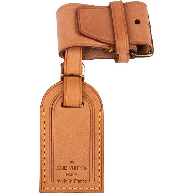 Louis Vuitton Louis Vuitton Vachetta Leather Luggage Tag Set