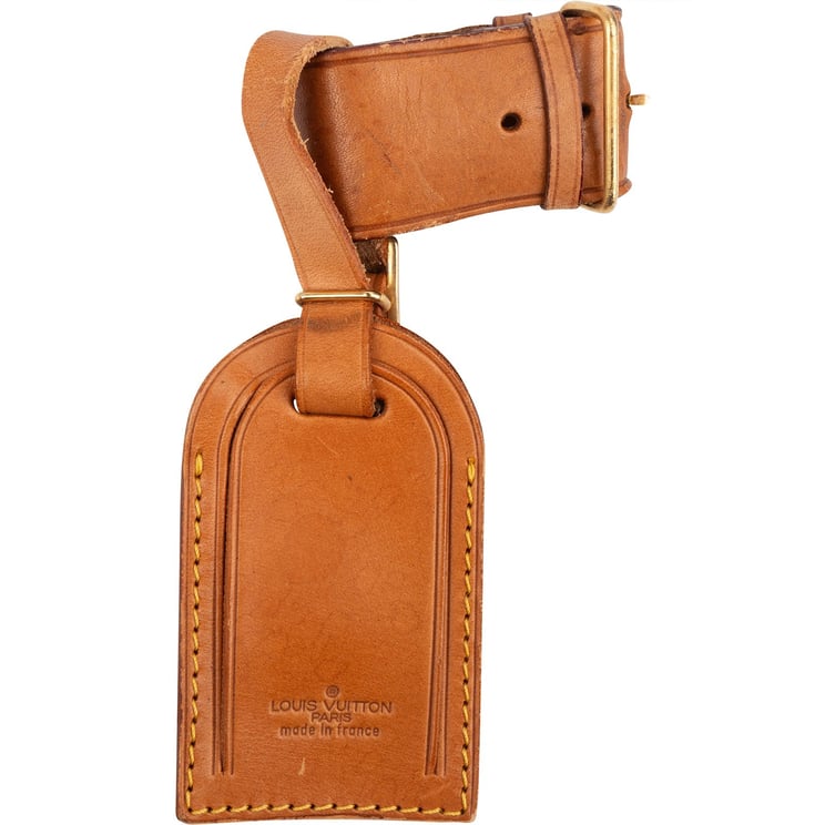 Louis Vuitton Louis Vuitton Vachetta Leather Luggage Tag Set