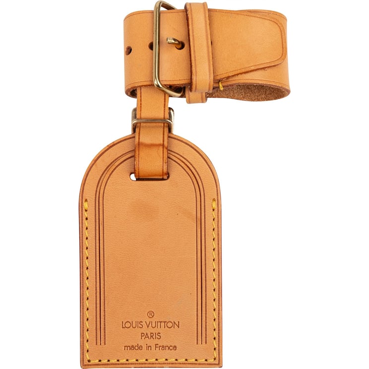 Louis Vuitton Louis Vuitton Vachetta Leather Luggage Tag Set