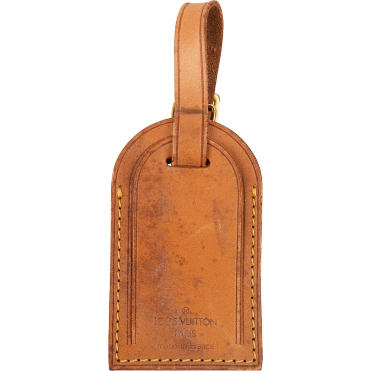 Louis Vuitton Louis Vuitton Vachetta Leather Luggage Tag