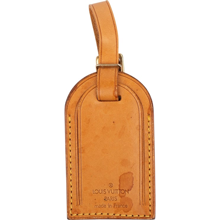 Louis Vuitton Louis Vuitton Vachetta Leather Luggage Tag