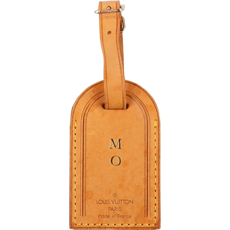 Louis Vuitton Louis Vuitton Vachetta Leather Luggage Tag (MO)