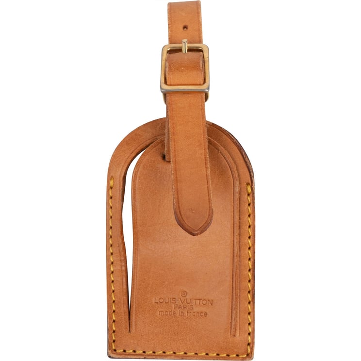 Louis Vuitton Louis Vuitton Vachetta Leather Luggage Tag