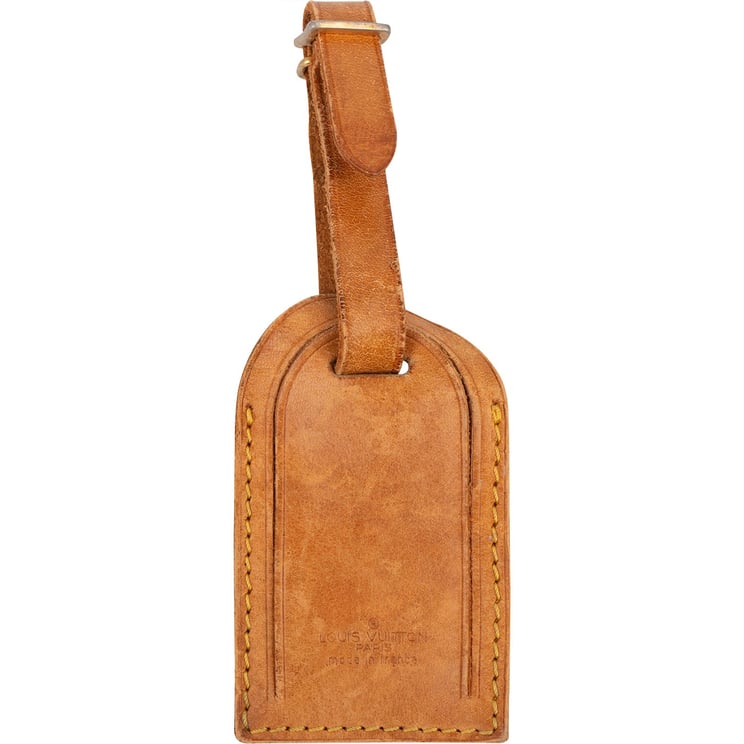 Louis Vuitton Louis Vuitton Vachetta Leather Luggage Tag
