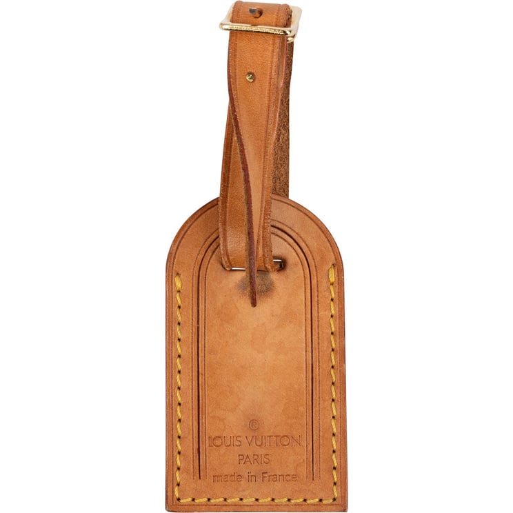 Louis Vuitton Louis Vuitton Vachetta Leather Luggage Tag