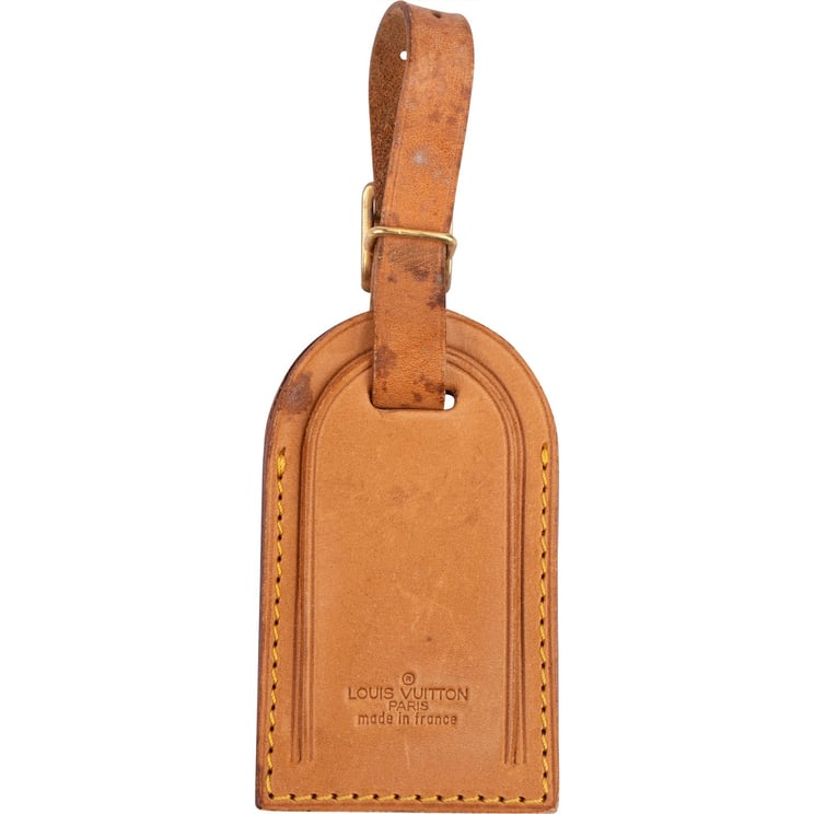 Louis Vuitton Louis Vuitton Vachetta Leather Luggage Tag