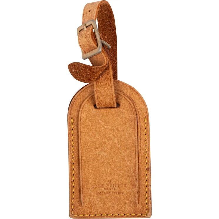 Louis Vuitton Louis Vuitton Vachetta Leather Luggage Tag