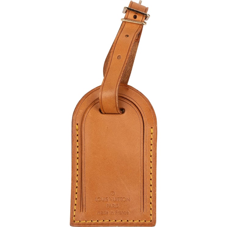 Louis Vuitton Louis Vuitton Vachetta Leather Luggage Tag