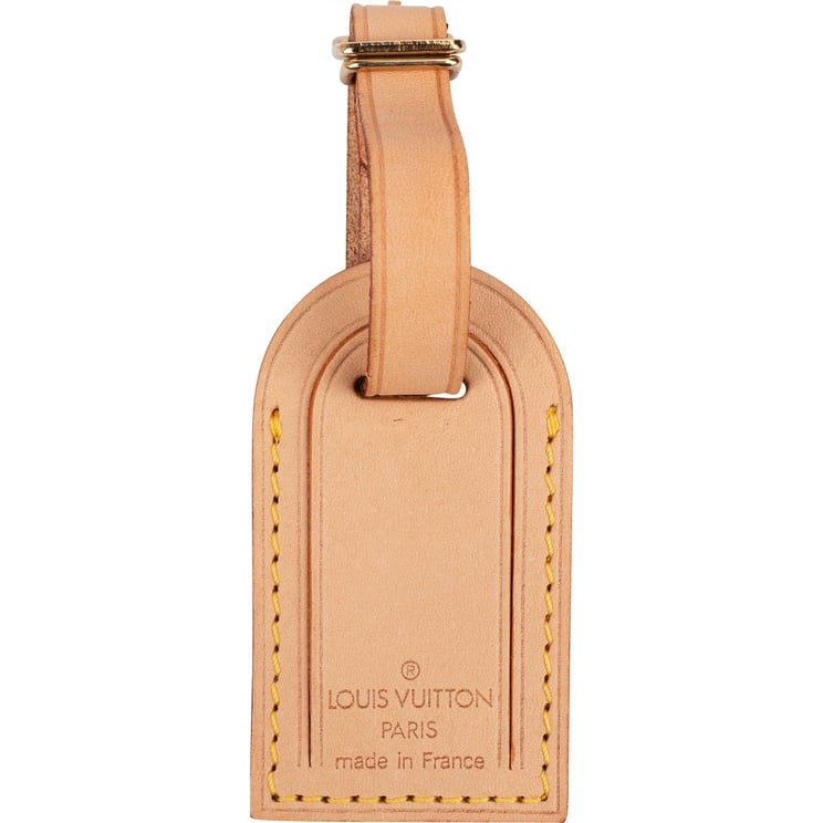 Louis Vuitton Louis Vuitton Vachetta Leather Luggage Tag