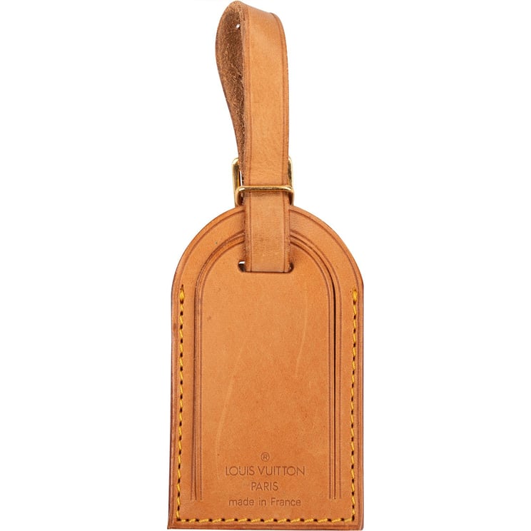 Louis Vuitton Louis Vuitton Vachetta Leather Luggage Tag