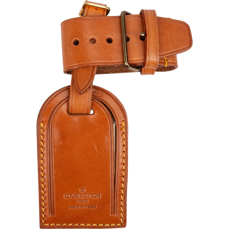 Louis Vuitton Louis Vuitton Vachetta Leather Luggage Tag Set