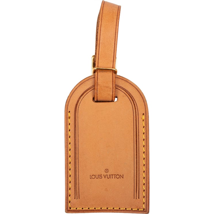 Louis Vuitton Louis Vuitton Vachetta Leather Luggage Tag