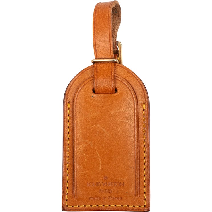 Louis Vuitton Louis Vuitton Vachetta Leather Luggage Tag
