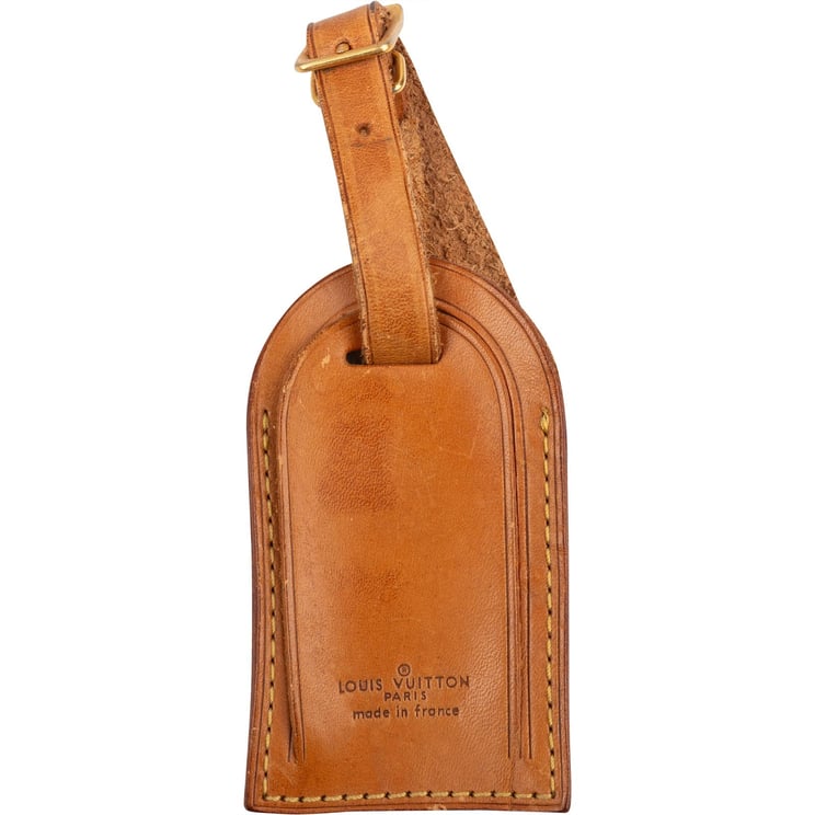 Louis Vuitton Louis Vuitton Vachetta Leather Luggage Tag