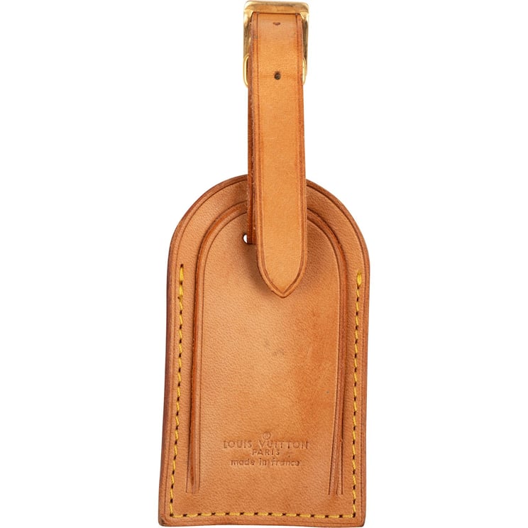 Louis Vuitton Louis Vuitton Vachetta Leather Luggage Tag