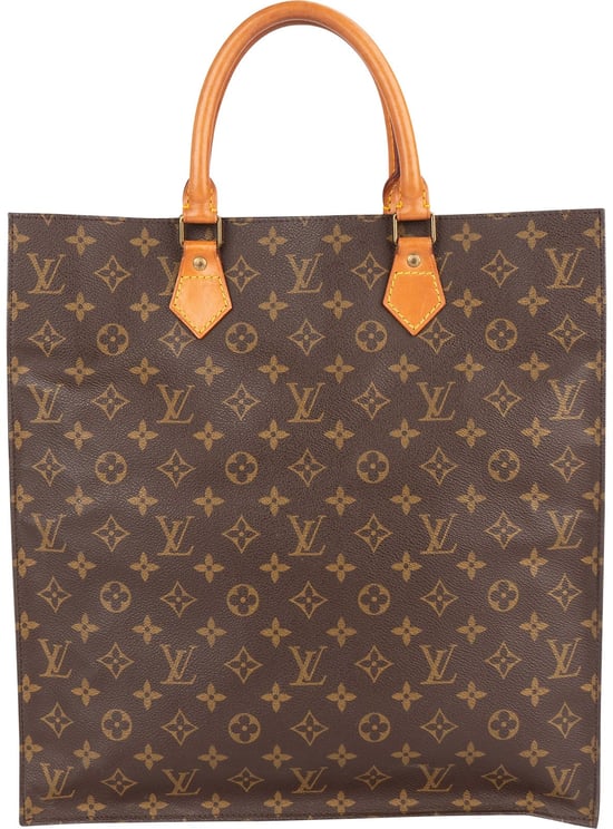 Louis Vuitton Louis Vuitton Monogram Canvas Sac Plat Handbag
