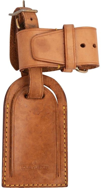 Louis Vuitton Louis Vuitton Vachetta Leather Luggage Tag Set