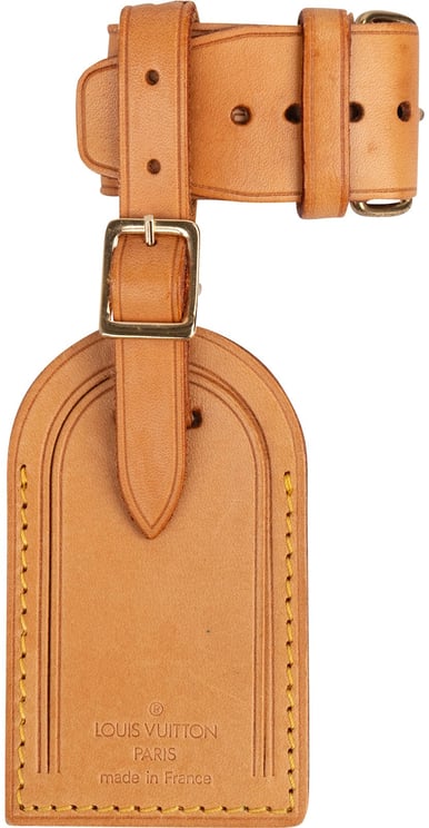 Louis Vuitton Louis Vuitton Vachetta Leather Luggage Tag Set