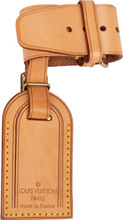 Louis Vuitton Louis Vuitton Vachetta Leather Luggage Tag Set (K.U.)
