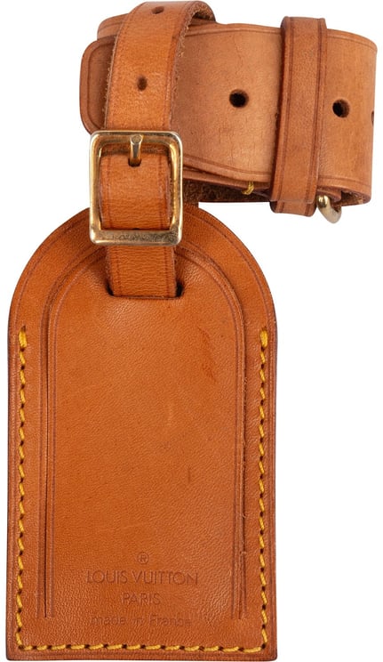 Louis Vuitton Louis Vuitton Vachetta Leather Luggage Tag Set