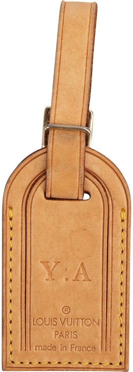 Louis Vuitton Louis Vuitton Vachetta Leather Luggage Tag (Y.A.)