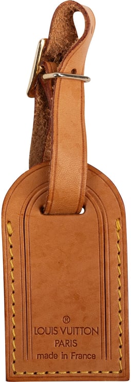 Louis Vuitton Louis Vuitton Vachetta Leather Luggage Tag