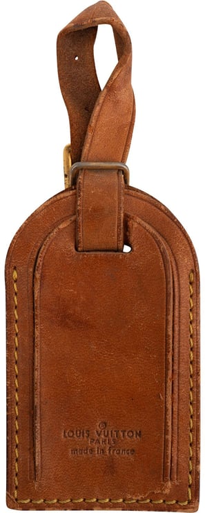 Louis Vuitton Louis Vuitton Vachetta Leather Luggage Tag