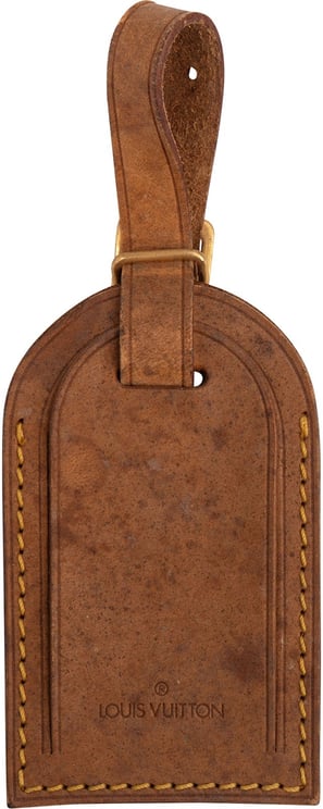 Louis Vuitton Louis Vuitton Vachetta Leather Luggage Tag