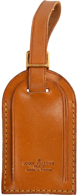 Louis Vuitton Louis Vuitton Vachetta Leather Luggage Tag