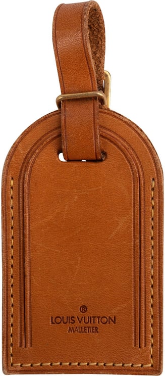 Louis Vuitton Louis Vuitton Vachetta Leather Luggage Tag