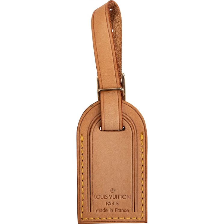 Louis Vuitton Louis Vuitton Vachetta Leather Luggage Tag