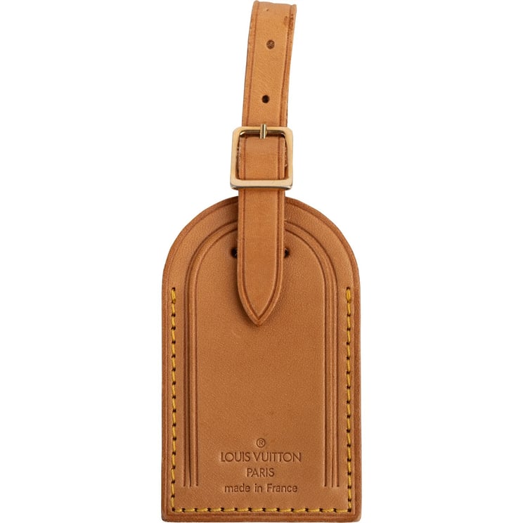Louis Vuitton Louis Vuitton Vachetta Leather Luggage Tag