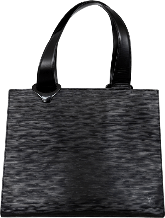 Louis Vuitton Louis Vuitton Gemeaux Tote Bag Epi Leder Schwarz / sehr gut