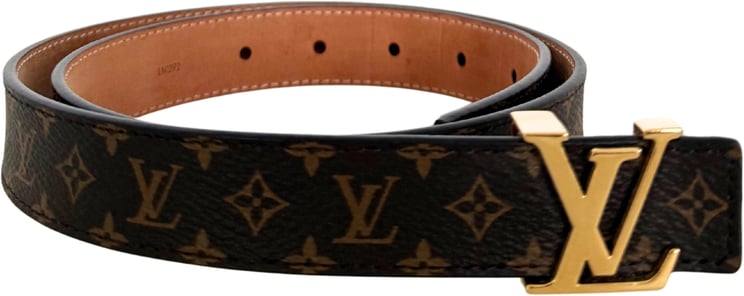 Louis Vuitton Louis Vuitton LV Initiales Gürtel 75cm Monogram Canvas Braun Fullset / sehr gut