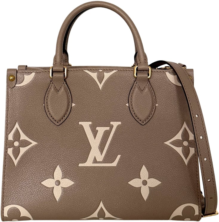 Louis Vuitton Louis Vuitton OnTheGo PM Monogram Empreinte Tourterelle / Creme Fullset / sehr gut