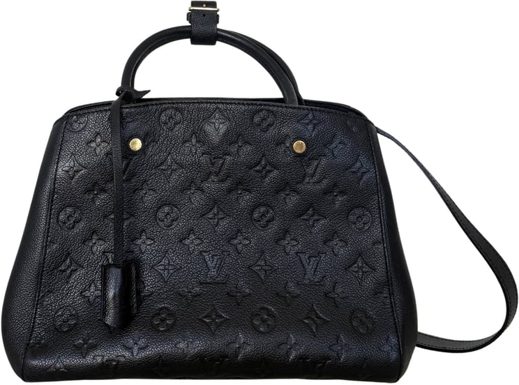 Louis Vuitton Louis Vuitton Montaigne BB Monogram Empreinte Schwarz / sehr gut