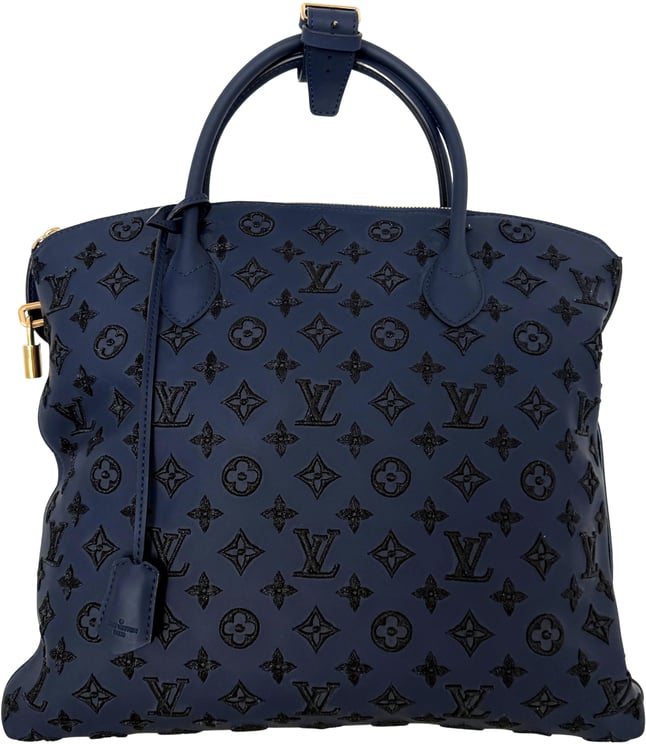 Louis Vuitton Louis Vuitton Monogram Addiction Lockit MM Dunkelblau / neuwertig